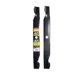 MaxPower 42 in. Deck Lawn Mower Blade Set for Craftsman, Husqvarna and Poulan Mowers, 2 pk., 561713B