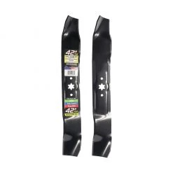 MaxPower 42 in. Deck Lawn Mower Mulching Blade Set for Cub Cadet, MTD and Troy-Bilt Mowers, 2 pk.