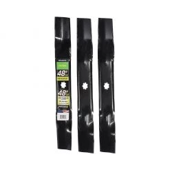 MaxPower 48 in. Deck 3-in-1 Lawn Mower Blade Set for John Deere Mowers, 3 pk.