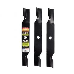 MaxPower 54 in. Deck High-Lift Lawn Mower Blade Set for Craftsman, Husqvarna and Poulan Mowers, 3 pk.