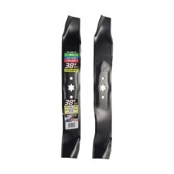 MaxPower 38 in. Deck 3-in-1 Commercial Lawn Mower Mulching Blade Set for Cub Cadet, MTD and Troy-Bilt Mowers, 2 pk.