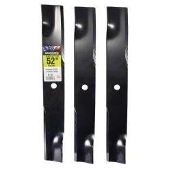 MaxPower 52 in. Deck High-Lift Lawn Mower Blade Set for Hustler Mowers, 3 pk.
