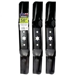 MaxPower 50 in. Deck Lawn Mower Blade Set for Cub Cadet, MTD and Troy-Bilt Mowers, 3 pk., 561558B