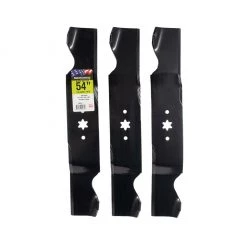 MaxPower 54 in. Deck Lawn Mower Blade Set for Cub Cadet, MTD and Troy-Bilt Mowers, 3 pk., 561541B