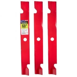 MaxPower 60 in. Deck Heavy-Duty High-Lift Lawn Mower Blades for Exmark Mowers, 3 pk.