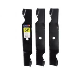 MaxPower 54 in. Deck Lawn Mower Blade Set for Cub Cadet, MTD and Troy-Bilt Mowers, 3 pk., 561549B