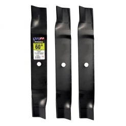 MaxPower 60 in. Deck High-Lift Lawn Mower Blade Set for Cub Cadet, MTD and Troy-Bilt Mowers, 3 pk.