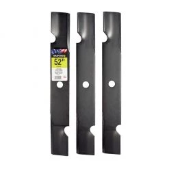 MaxPower 52 in. Deck Lawn Mower Blade Set for Snapper Mowers, 3 pk., 561310B