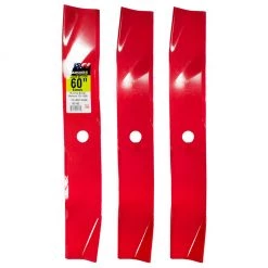 MaxPower 60 in. Deck Lawn Mower Mulching Blade Set for Exmark Mowers, 3 pk.