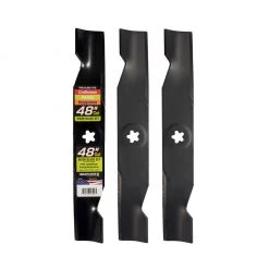 MaxPower 48 in. Deck High-Lift Lawn Mower Blade Set for Craftsman, Husqvarna and Poulan Mowers, 3 pk.