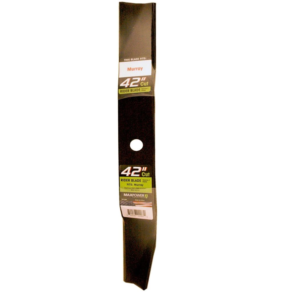 MaxPower 42 in. Deck High-Lift Lawn Mower Blade for Murray Mowers 3 MaxPower 42 in. Deck High-Lift Lawn Mower Blade for Murray Mowers