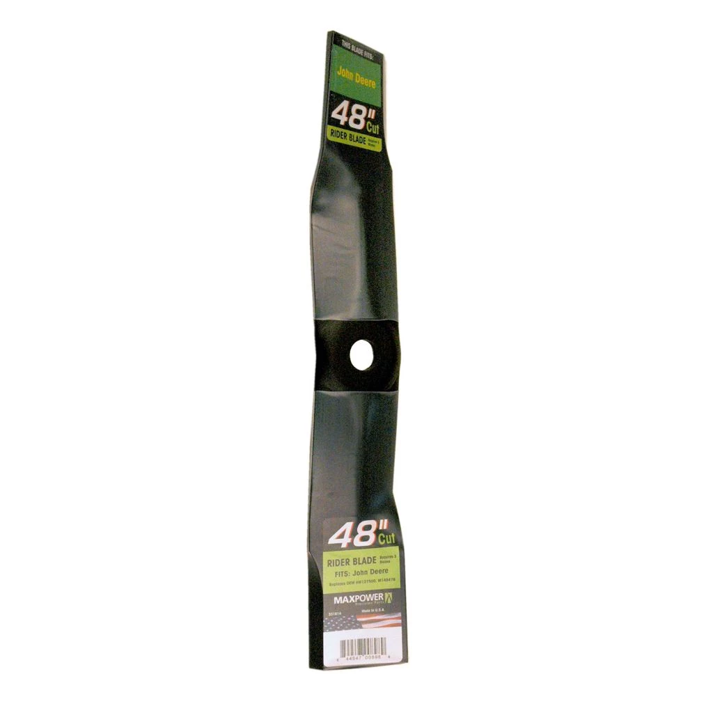 MaxPower 48 in. Deck Lawn Mower Blade for John Deere Mowers, 331814S 3 MaxPower 48 in. Deck Lawn Mower Blade for John Deere Mowers, 331814S