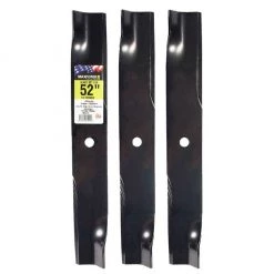 MaxPower 52 in. Deck Lawn Mower Blade Set for Snapper Mowers, 3 pk.