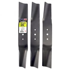 MaxPower 50 in. Deck Lawn Mower Blade Set for Cub Cadet, MTD and Troy-Bilt Mowers, 3 pk.