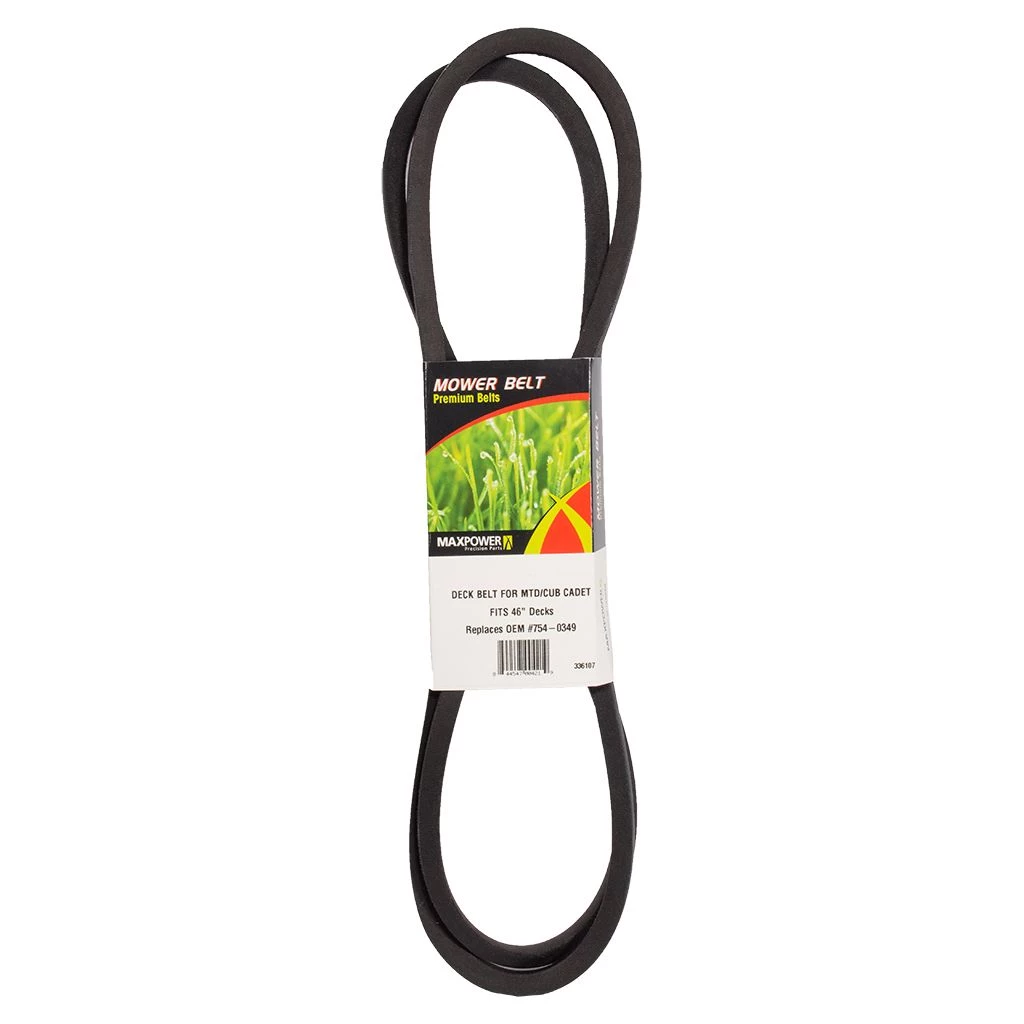 MaxPower 46 in. Deck Lawn Mower Deck Drive Belt for Cub Cadet, MTD and Troy-Bilt Mowers 3 MaxPower 46 in. Deck Lawn Mower Deck Drive Belt for Cub Cadet, MTD and Troy-Bilt Mowers