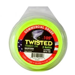 MaxPower Commercial Grade Twisted Trimmer Line, 0.105 in. x 30 ft., 2 Refills