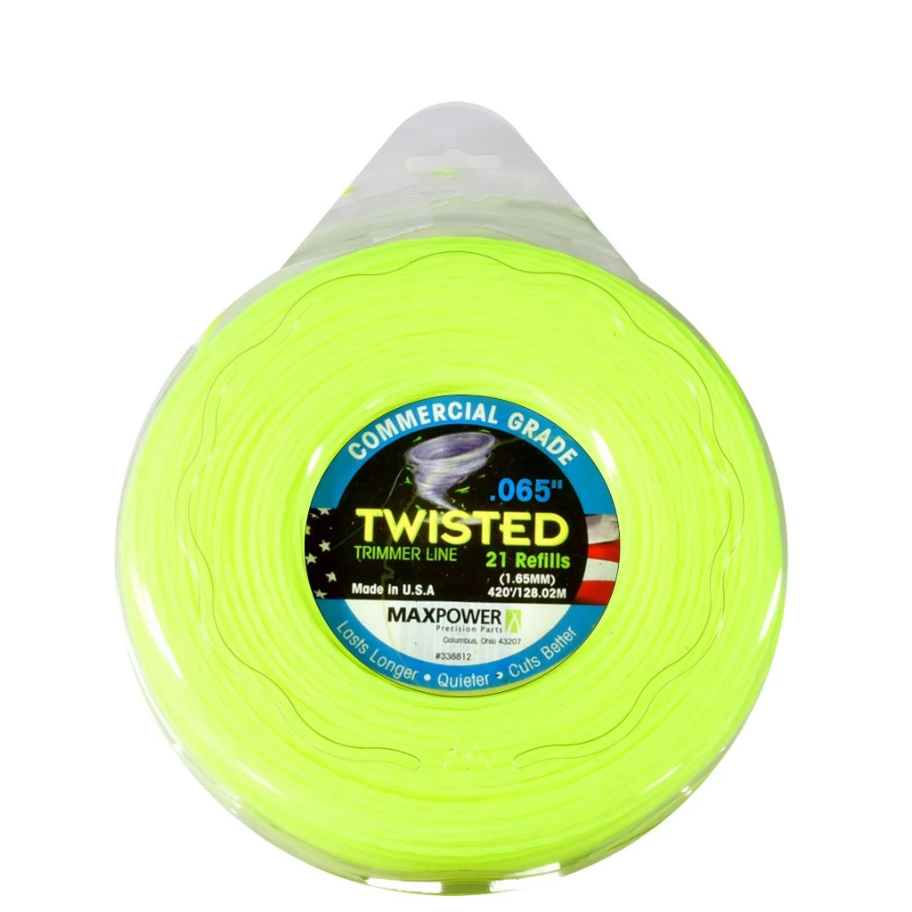 MaxPower Commercial Grade Twisted Trimmer Line, 0.065 in. x 420 ft., 21 Refills 3 MaxPower Commercial Grade Twisted Trimmer Line, 0.065 in. x 420 ft., 21 Refills
