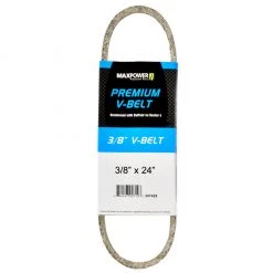 MaxPower 0.38 in. x 24 in. Premium Belt Reinforced with Kevlar Fiber Cords