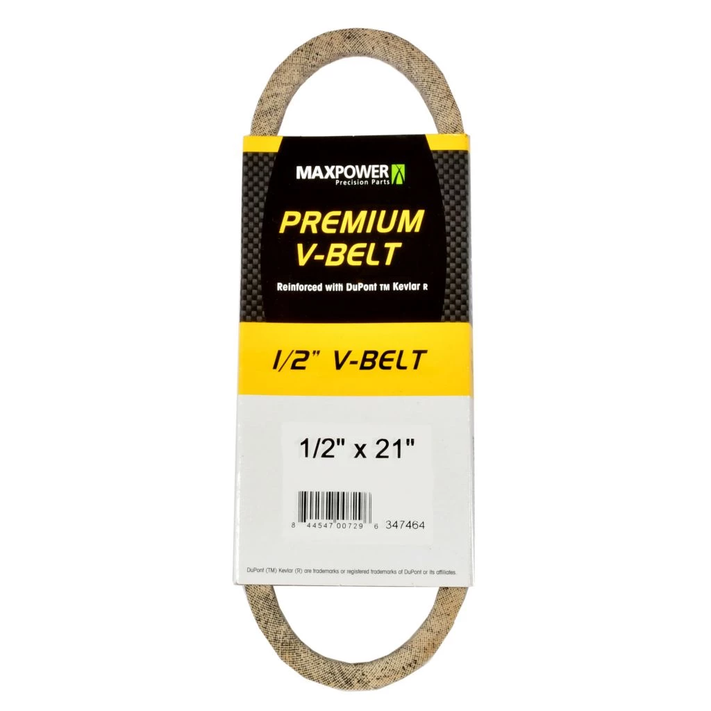 MaxPower 0.5 in. x 21 in. Premium Belt Reinforced with Kevlar Fiber Cords 3 MaxPower 0.5 in. x 21 in. Premium Belt Reinforced with Kevlar Fiber Cords