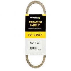 MaxPower 0.5 in. x 23 in. Premium Belt Reinforced with Kevlar Fiber Cords