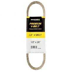 MaxPower 0.5 in. x 26 in. Premium Belt Reinforced with Kevlar Fiber Cords