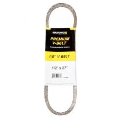 MaxPower 0.5 in. x 27 in. Premium Belt Reinforced with Kevlar Fiber Cords