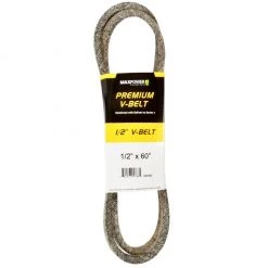 MaxPower 0.5 in. x 60 in. Premium Belt Reinforced with Kevlar Fiber Cords