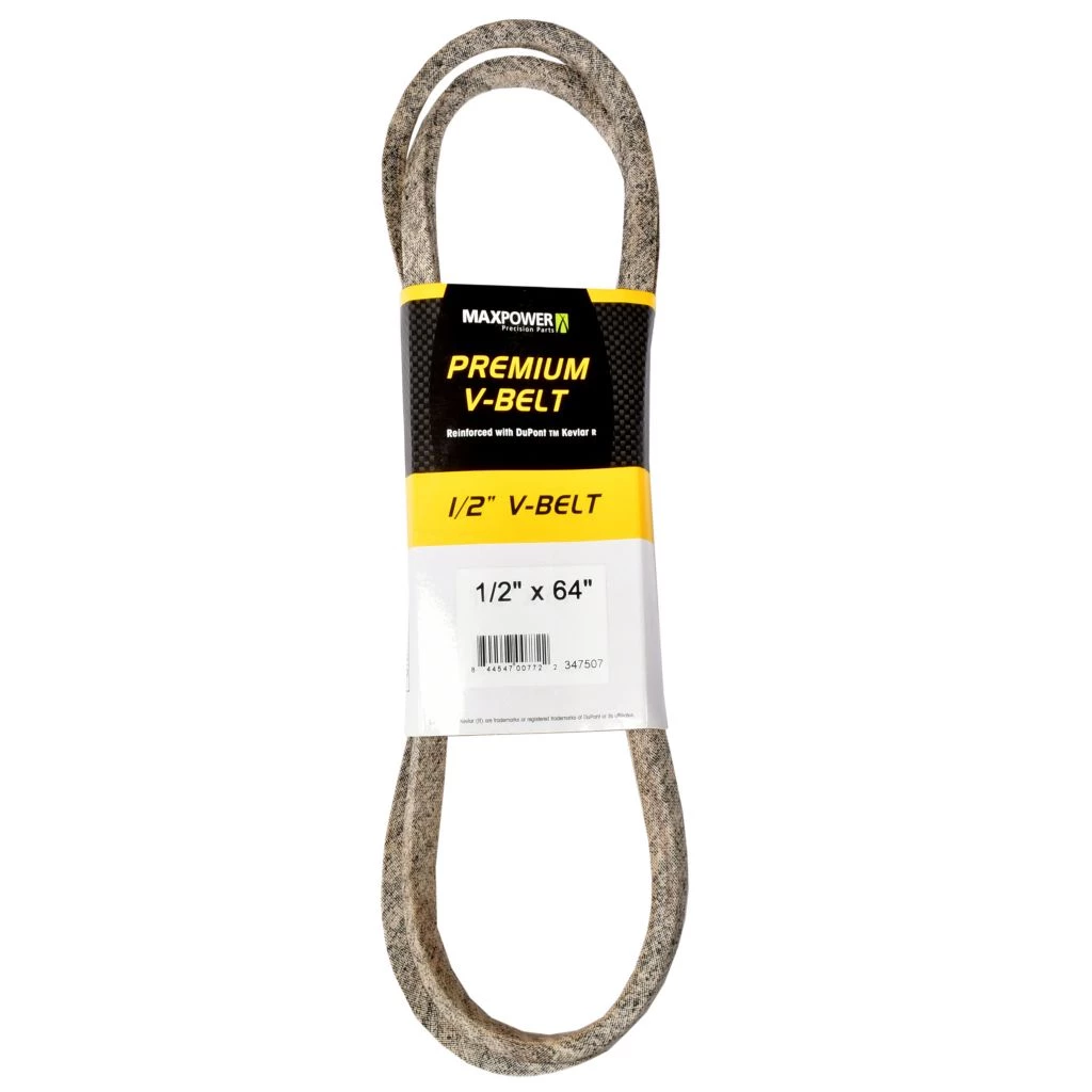 MaxPower 0.5 in. x 64 in. Premium Belt Reinforced with Kevlar Fiber Cords 3 MaxPower 0.5 in. x 64 in. Premium Belt Reinforced with Kevlar Fiber Cords