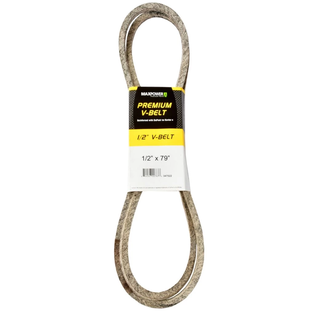 MaxPower 0.5 in. x 79 in. Premium Belt Reinforced with Kevlar Fiber Cords 3 MaxPower 0.5 in. x 79 in. Premium Belt Reinforced with Kevlar Fiber Cords