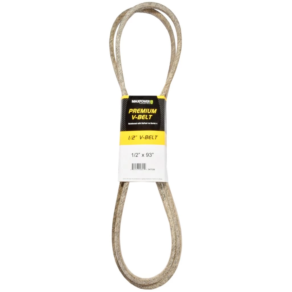 MaxPower 0.5 in. x 93 in. Premium Belt Reinforced with Kevlar Fiber Cords 3 MaxPower 0.5 in. x 93 in. Premium Belt Reinforced with Kevlar Fiber Cords