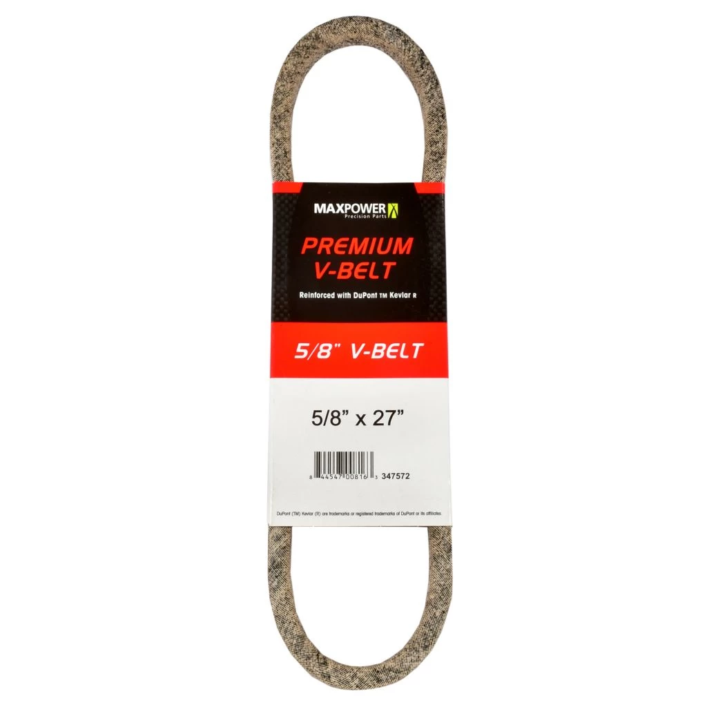 MaxPower 0.63 in. x 27 in. Premium Belt Reinforced with Kevlar Fiber Cords 3 MaxPower 0.63 in. x 27 in. Premium Belt Reinforced with Kevlar Fiber Cords