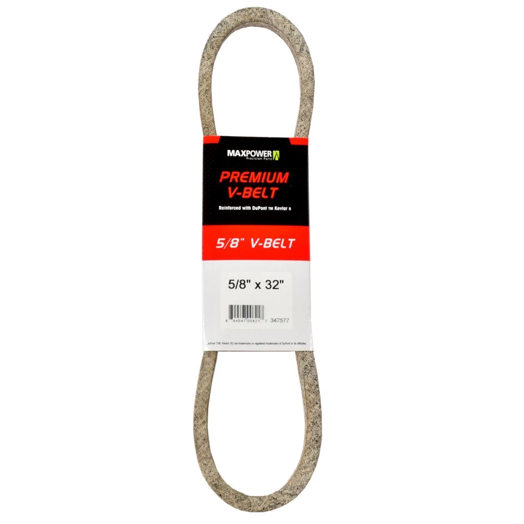 MaxPower 0.63 in. x 32 in. Premium Belt Reinforced with Kevlar Fiber Cords 3 MaxPower 0.63 in. x 32 in. Premium Belt Reinforced with Kevlar Fiber Cords