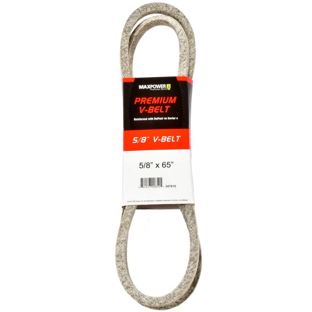 MaxPower 0.63 in. x 65 in. Premium Belt Reinforced with Kevlar Fiber Cords 3 MaxPower 0.63 in. x 65 in. Premium Belt Reinforced with Kevlar Fiber Cords